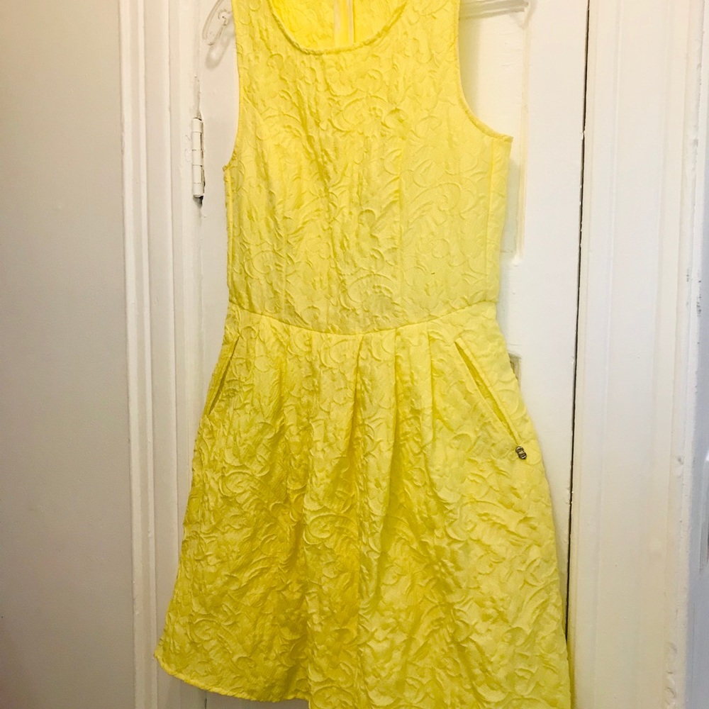 Yellow summer dress